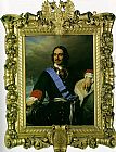 Peter Canvas Paintings - Peter the Great of Russia